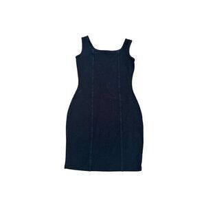 Wild Fable Black Sleeveless Bodycon Mini Dress XS Cotton Blend Womens
